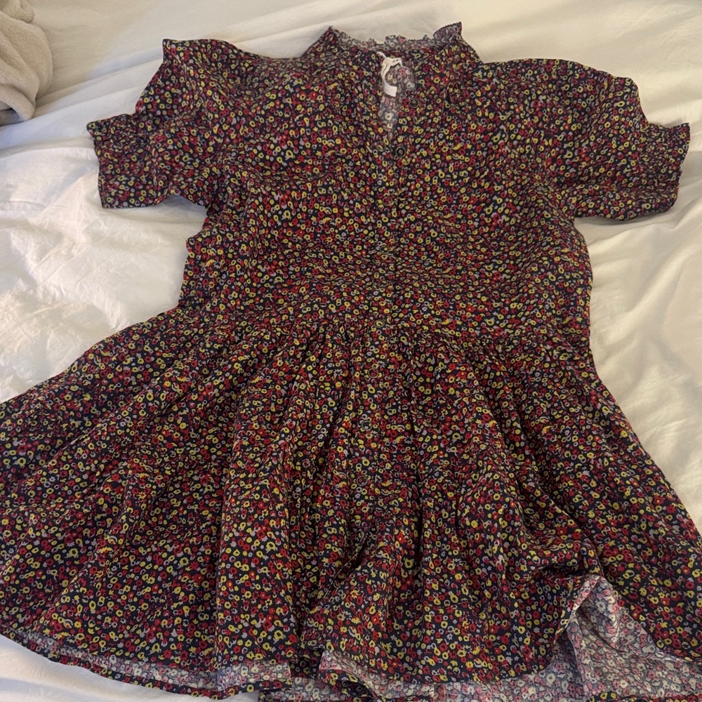 Apiece Apart Floral Mini Dress - Multicolor